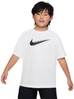 Boys' t-shirt Nike Kids Dri-Fit Multi+ Top - white/black