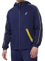 Férfi tenisz pulóver Australian Volee Game Jacket - cosmos blue Férfi tenisz pulóver Australian Volee Game Jacket - cosmos blue