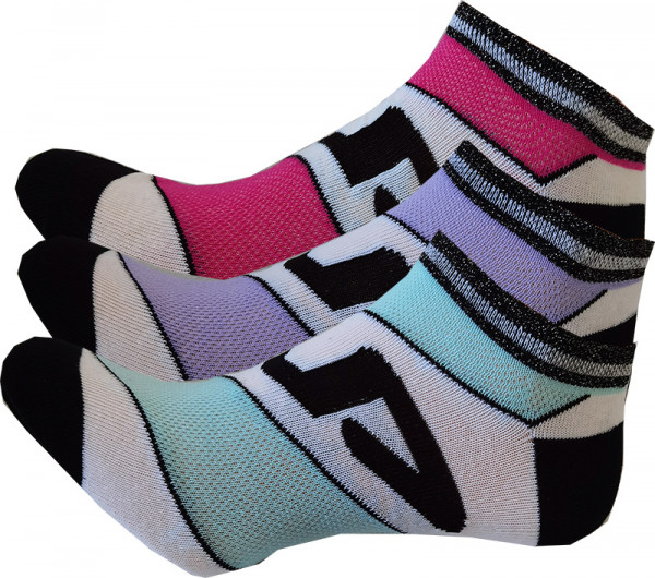 Chaussettes de tennis Fila Woman Calza Invisible Socks 3P - lady color