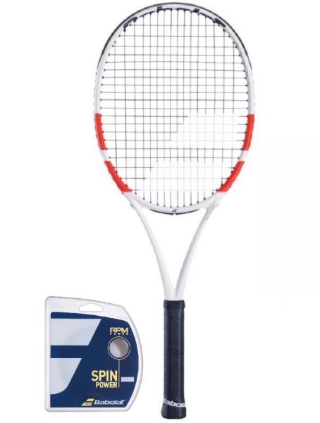 Racchetta Tennis Babolat Pure Strike 100 + corda