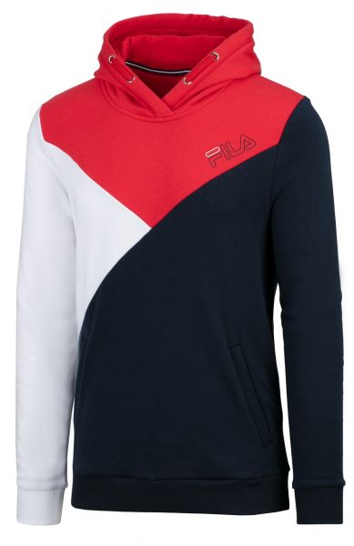 Мъжка блуза Fila Sweathoody Jacob - navy/white/fila red