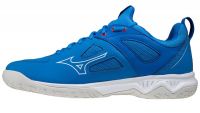 Pánská obuv na badminton/squash Mizuno Ghost Shadow - french blue/white/princess blue Pánská obuv na badminton/squash Mizuno Ghost Shadow - french blue/white/princess blue