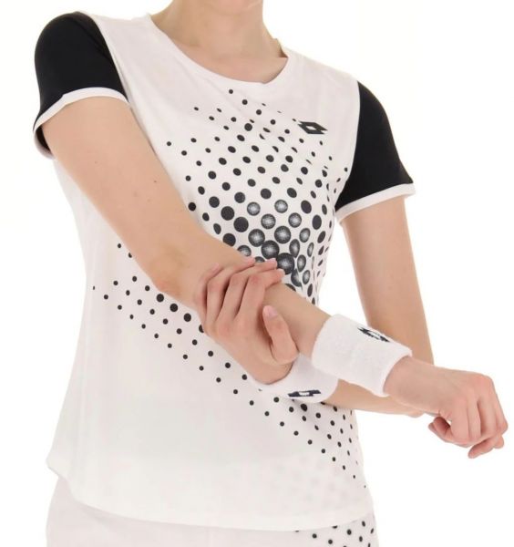 T-shirt pour femmes Lotto Top W IV Tee 1 - bright white/all black