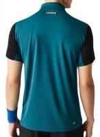 Tenisa polo krekls vīriešiem Lacoste SPORT Tennis Zip Polo - green/black Tenisa polo krekls vīriešiem Lacoste SPORT Tennis Zip Polo - green/black