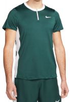 Męskie polo tenisowe Nike Men's Court Dri-Fit Advantage Polo - pro green/white/white