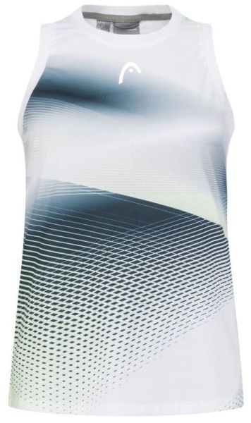 Naiste tennisetopp Head Performance Tank Top - white/print perf