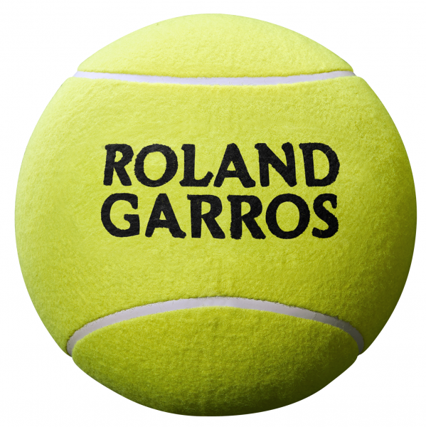 Kamuoliukai autografams Wilson Roland Garros Jumbo Ball - yellow + marker