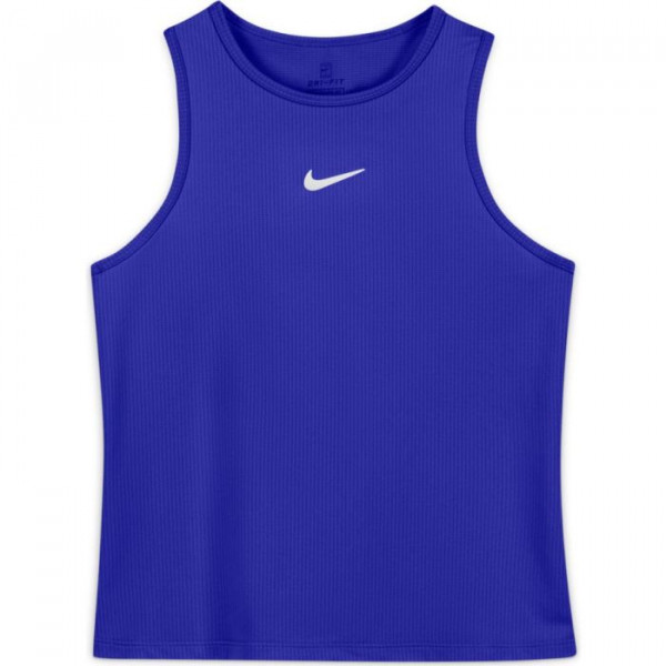 Marškinėliai mergaitėms Nike Court Dri-Fit Victory Tank G - concord/white