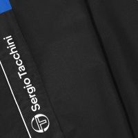 Męskie spodnie tenisowe Sergio Tacchini Abita Pants - black/blue Męskie spodnie tenisowe Sergio Tacchini Abita Pants - black/blue