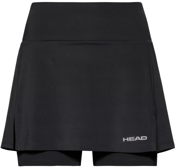 Damen Tennisrock Head Club Basic Skort Long W - black