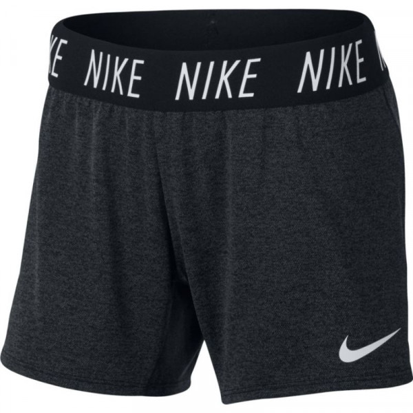 Damskie spodenki tenisowe Nike Girls Dry Training Shorts - black/htr/white