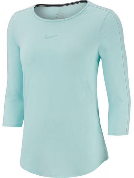  Nike Court Women 3/4 Sleeve Top - teal tint/white/white/teal tint