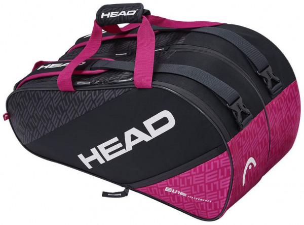 Bolsa de pádel Head Elite Padel Supercombi - anthracite/pink
