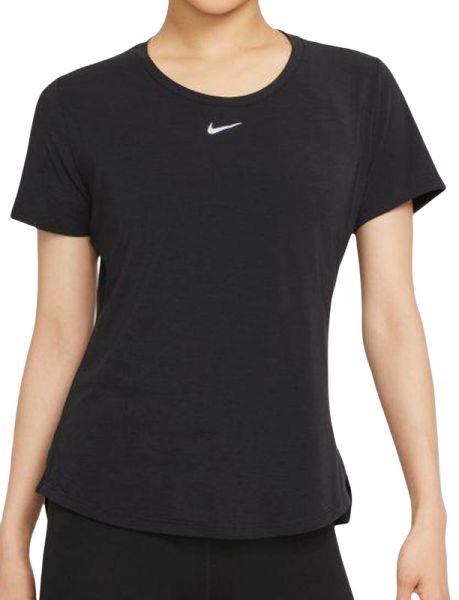  Nike One Luxe Dri-Fit SS Standard Top W - black/reflective silver