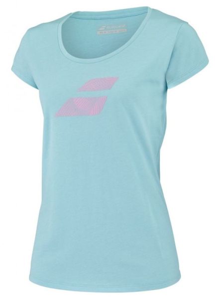 Maglietta Donna Babolat Exercise Flag Tee Woman - angel blue heather