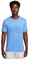 Teniso marškinėliai vyrams Nike Court Dri-Fit Printed T-Shirt - university blue