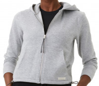 Damen Tennissweatshirt Björn Borg Stockholm Soft Hood - light grey melange