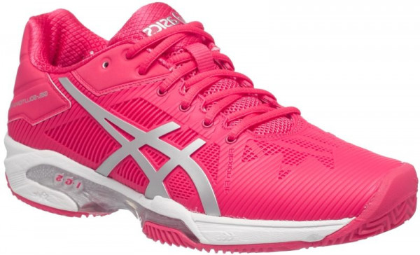  Asics Gel-Solution Speed 3 Clay - rouge red/silver/white
