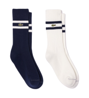 Čarape za tenis Lacoste SPORT Unisex Sock 2P - navy/white