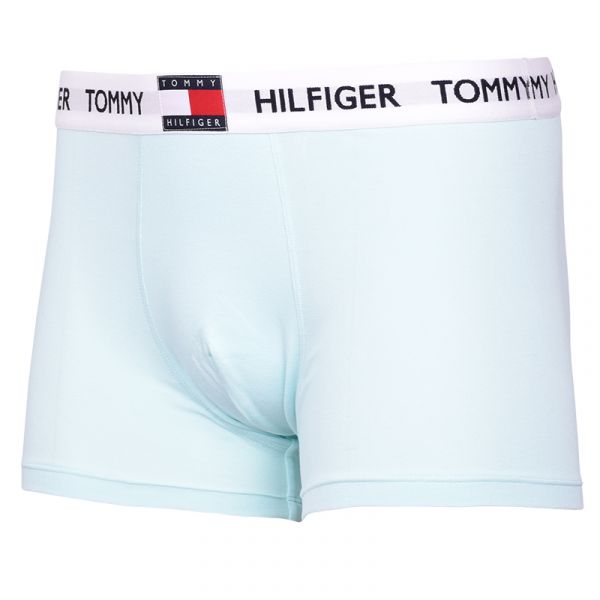 Pánské boxerky Tommy Hilfiger Trunk 1P - aqua glow