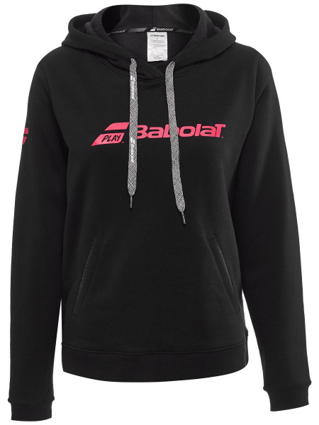 Ženski sportski pulover Babolat Exercise Hood Sweat Women - black
