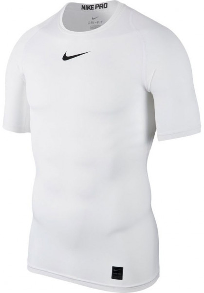  Nike Pro Top SS Comp - white/black/black