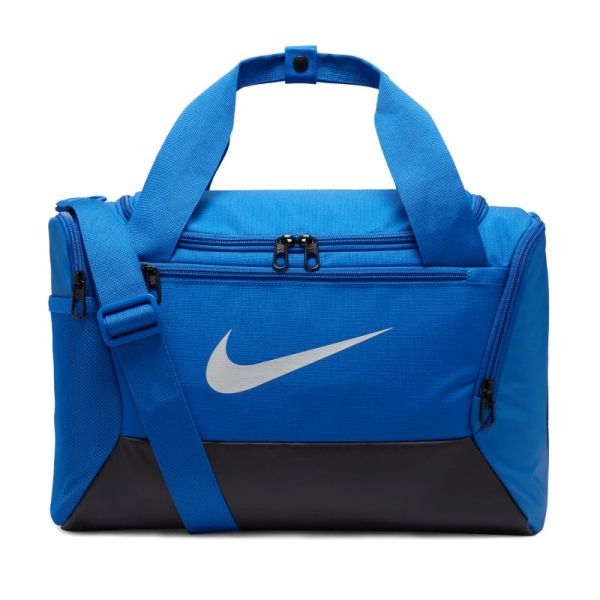 Sport bag Nike Brasilia 9.5 Training Bag - game royal/black/metallic silver