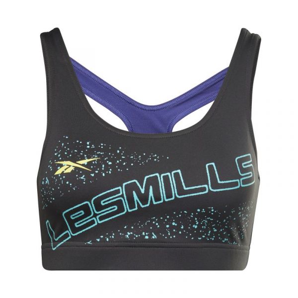 Women's bra Reebok Less Mills Sports Bra - night black