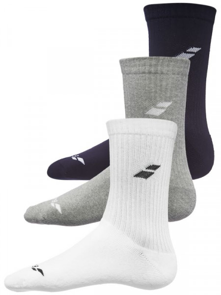  Babolat 3 Pairs Pack Socks - 3 pary/heather grey