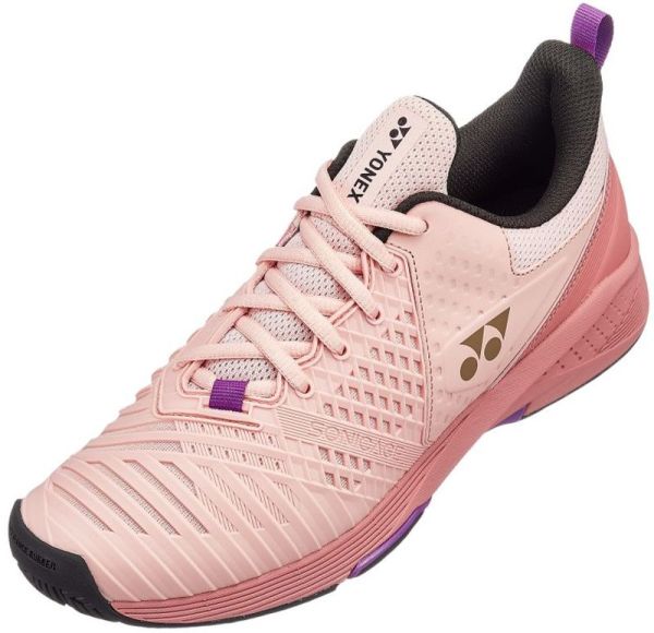 Damskie buty tenisowe Yonex Power Cushion Sonicage 3 Women - pink beige