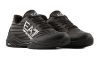 Vīriešiem tenisa apavi EA7 Unisex Woven Sneaker - triple black/white Vīriešiem tenisa apavi EA7 Unisex Woven Sneaker - triple black/white