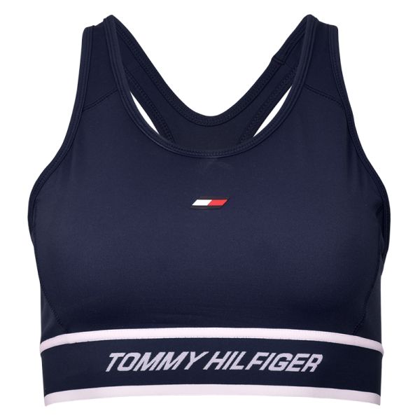 Women's bra Tommy Hilfiger Mid Int Tape Bra - desert sky, Tennis Zone