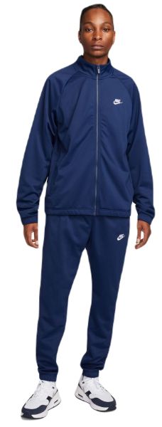 Pánske súpravy Nike Club Sportswear Sport Casual Track Suit - midnight navy/white