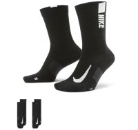 Calcetines de tenis  Nike Multiplier Crew 2P - Negro