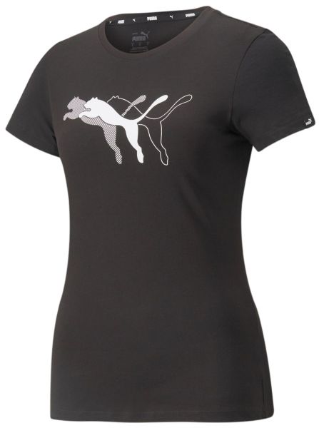 Damen T-Shirt Puma Power Tee - black