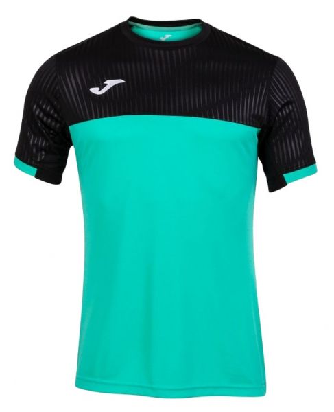 Teniso marškinėliai vyrams Joma Montreal Short Sleeve T-Shirt M - green/black