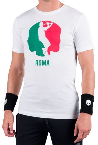 T-shirt pour hommes Hydrogen City Cotton Tee Man - white/rome