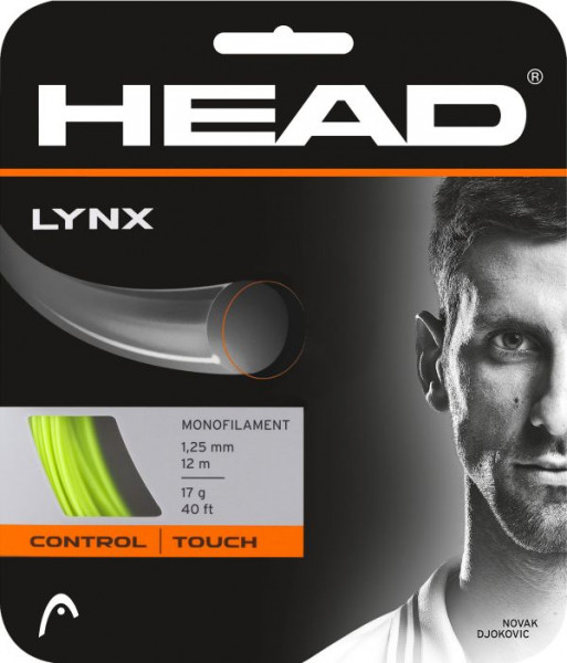 Tennis-Saiten Head LYNX (12 m) - yellow