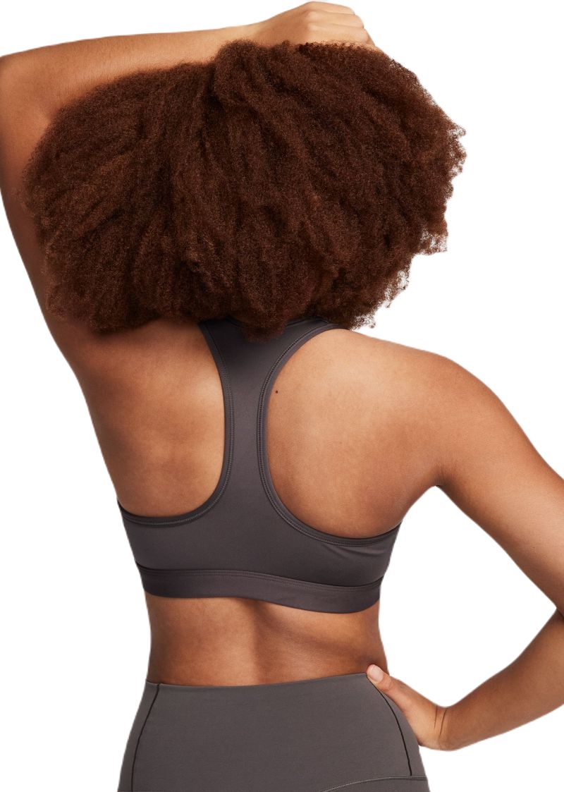 Women's bra Nike Swoosh Medium Support Non-Padded Sports Bra - medium  ash/white
