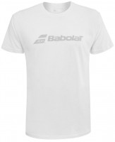 Herren Tennis-T-Shirt Babolat Exercise Tee Men - white