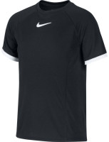 Maglietta per ragazzi Nike Court Dry Top SS B - black/black/white/white