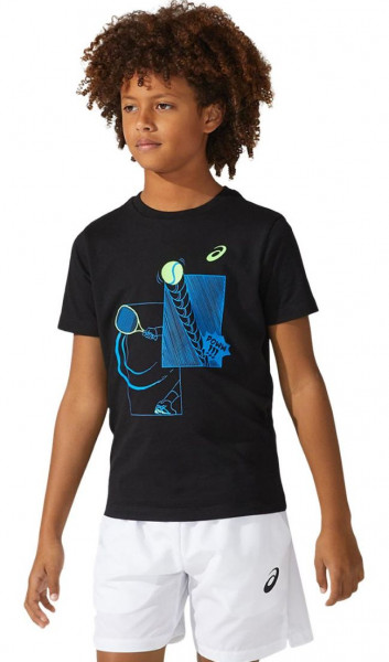 T-shirt pour garçons Asics B Tennis Tee - performance black