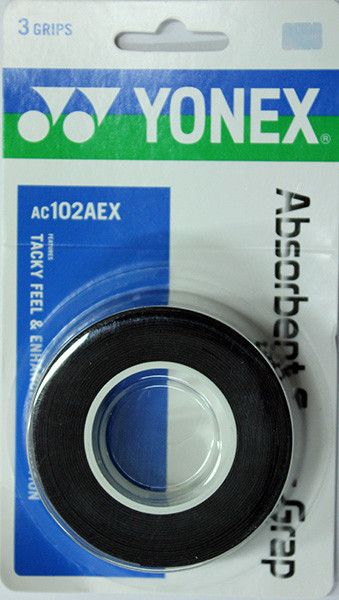  Yonex Absorbent Super Grap 3P - black