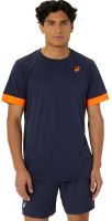 Męski T-Shirt Asics Court Short Sleeve - Niebieski