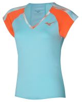 T-shirt pour femmes Mizuno Printed Tee - tanager turquoise