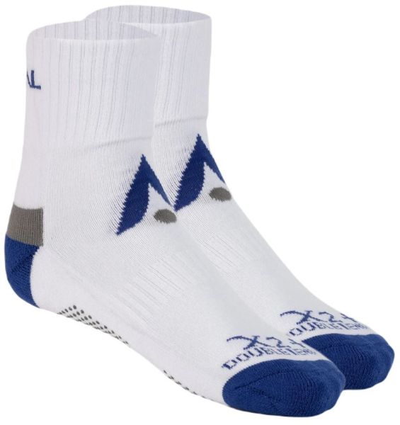 Calzini da tennis Karakal X2+ Sports Ankle Socks 1P - white/navy