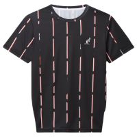Pánské tričko Australian Ace T-Shirt With Stripes Print - nero