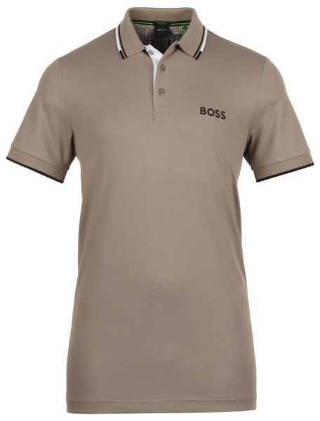 Polo da tennis da uomo BOSS Paddy Pro - Marrone