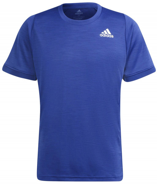 Мъжка тениска Adidas Freelift Tee - victory blue/white