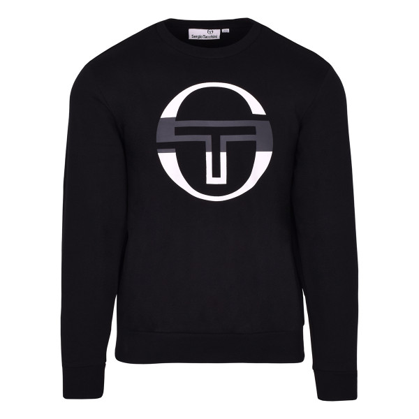 Herren Tennissweatshirt Sergio Tacchini Zelda Sweater - black